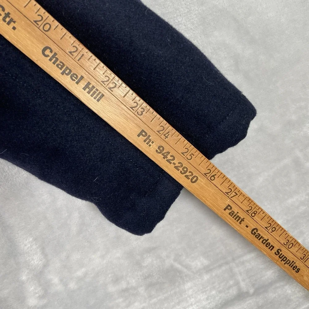 Roark Axeman Jacket Mens Large Full Zip Sherpa Lined Chore Wool Blend Clasp Blue